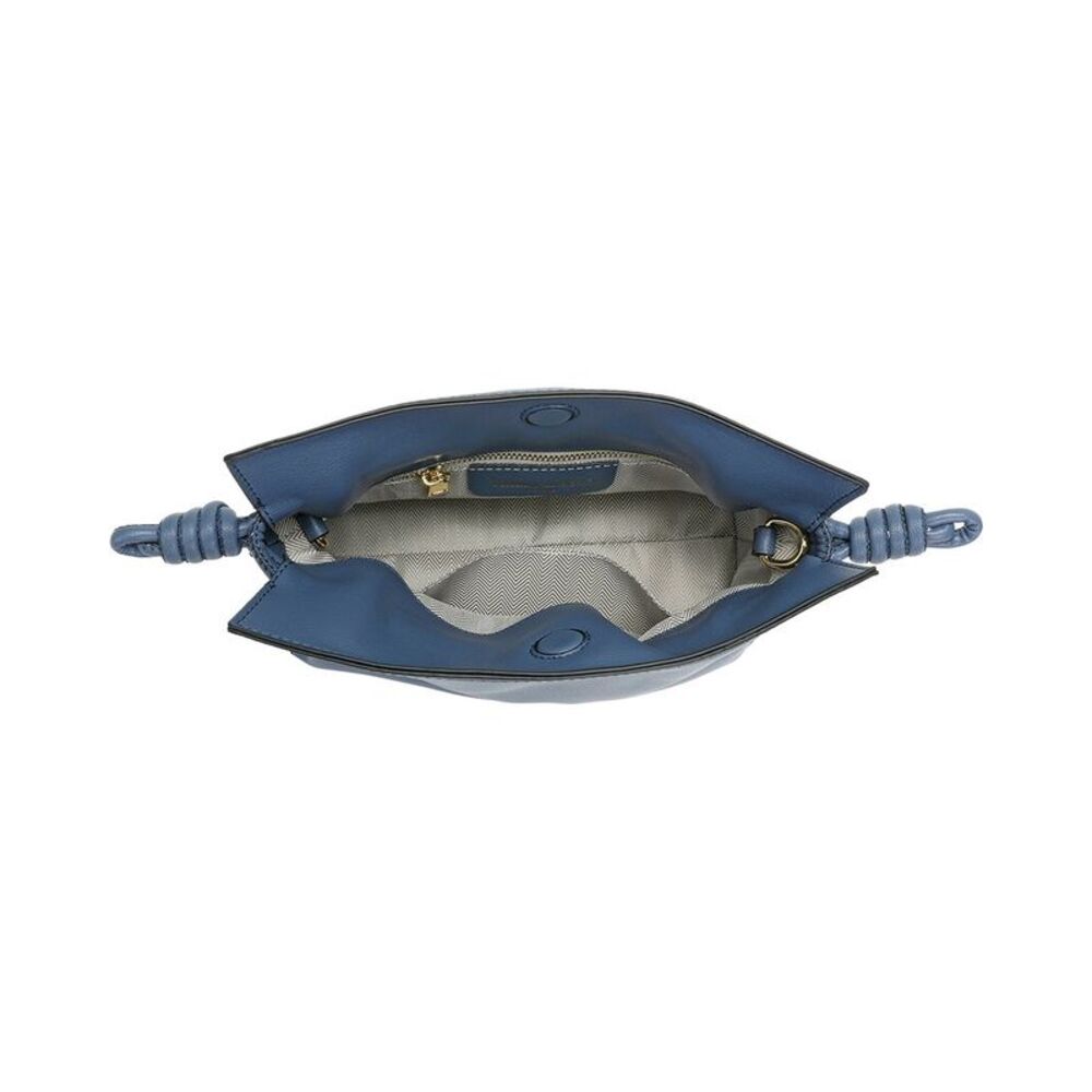 Tiffany & Fred Paris Soft Leather Bucket Bag, Navy - Picture 3 of 4